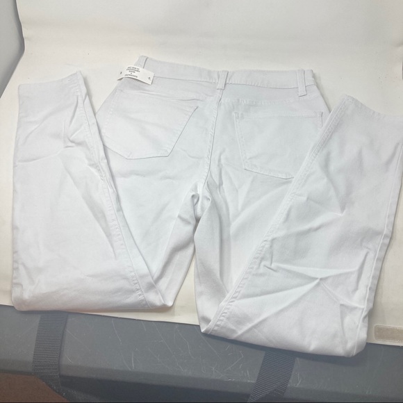 No Boundaries Women's White Stretch Denim Jegging Hi Rise Size 9 Ankle Pants - Picture 3 of 4